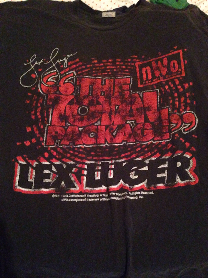 Lex Luger The Total Package NWO Wolfpack Wolfpac shirt