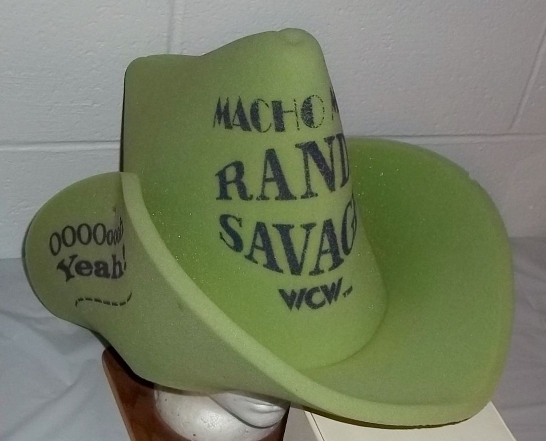 Macho Man Randy Savage WCW foam cowboy hat