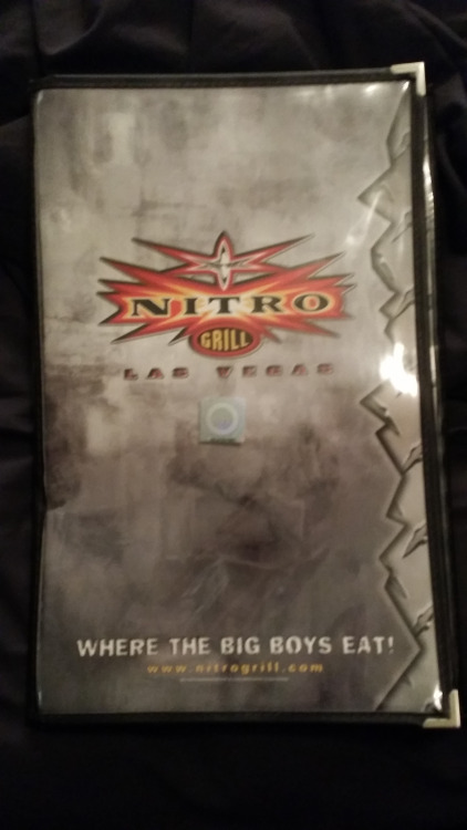 WCW Nitro Grill menu cover