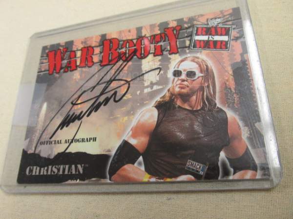 WWF Christian War Bootoy trading card