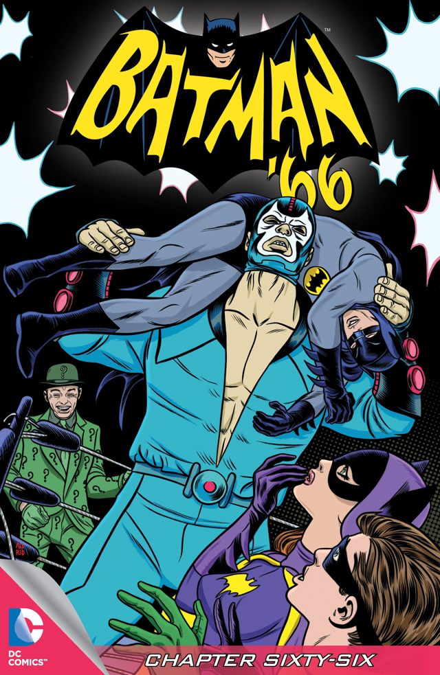 Batman wrestling comic book
