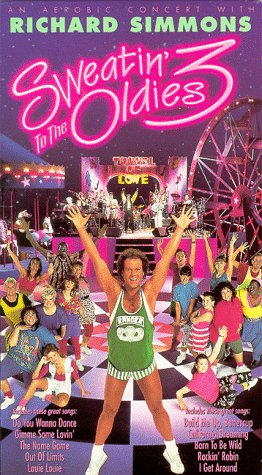 Richard Simmons Sweatin' To The Oldies 3 VHS video box