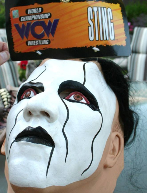 WCW Sting white NWO Halloween Mask