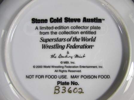 Stone Cold Steve Austin Plate 3