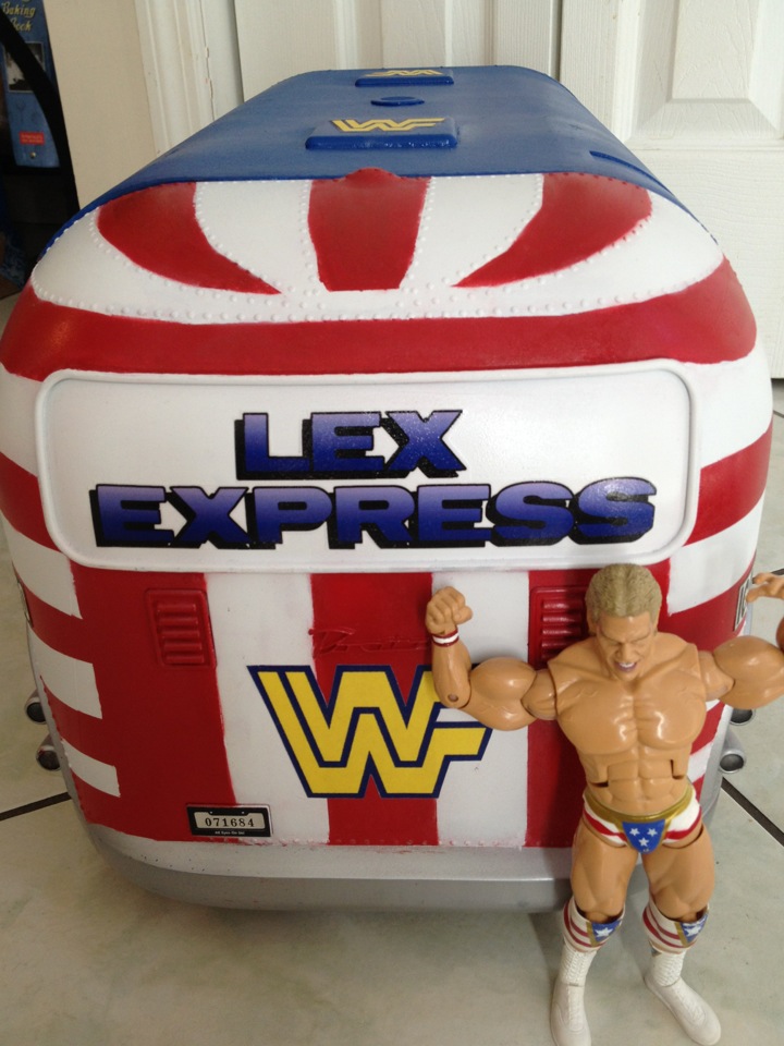 Lex Luger Lex Express bus figure play set 2