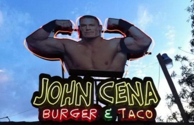 John Cena Burger And Taco