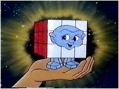 Rubk's Cube cartoon