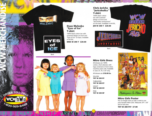 WCW Nitro Girls dress catalog 1998