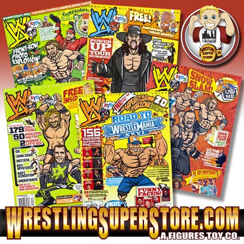 WWE Kids magazine 3 issues