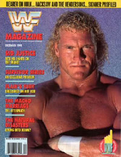 WWF Magazine Sid cover