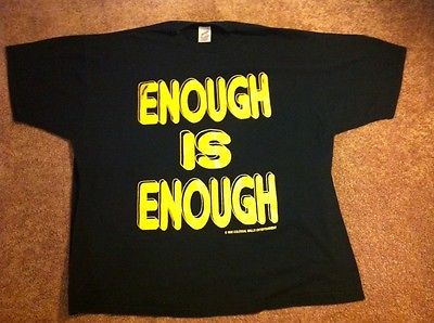 Owen Hart Enough Is Enough shirt 1 