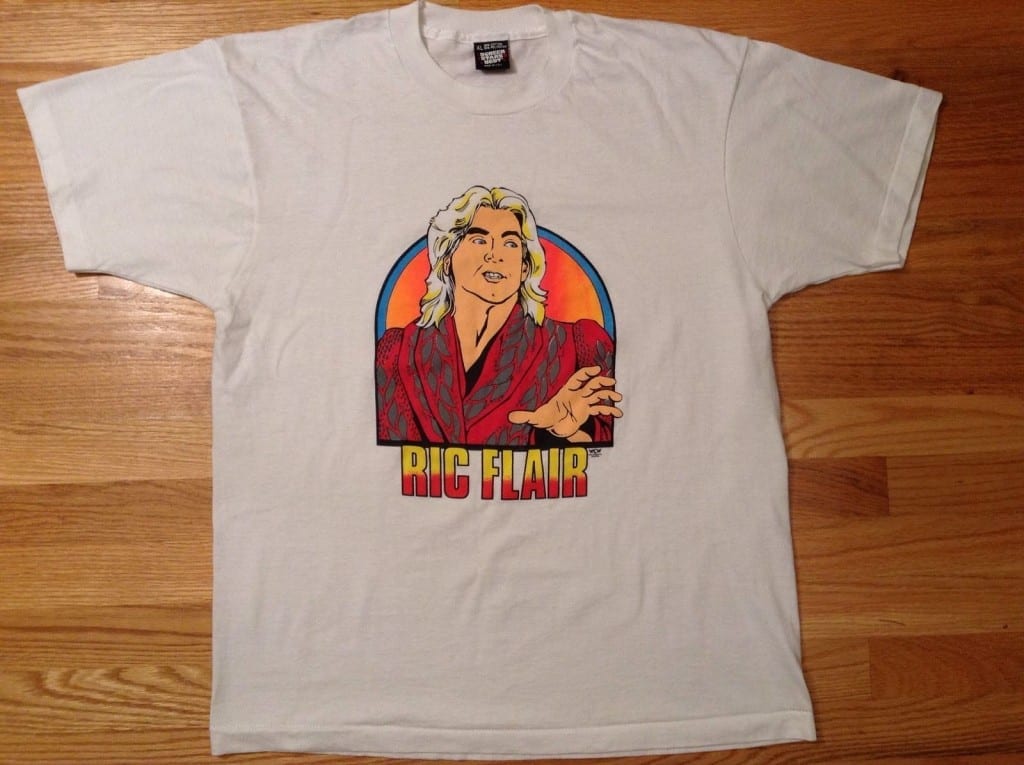 2 claps and a ric flair shirt