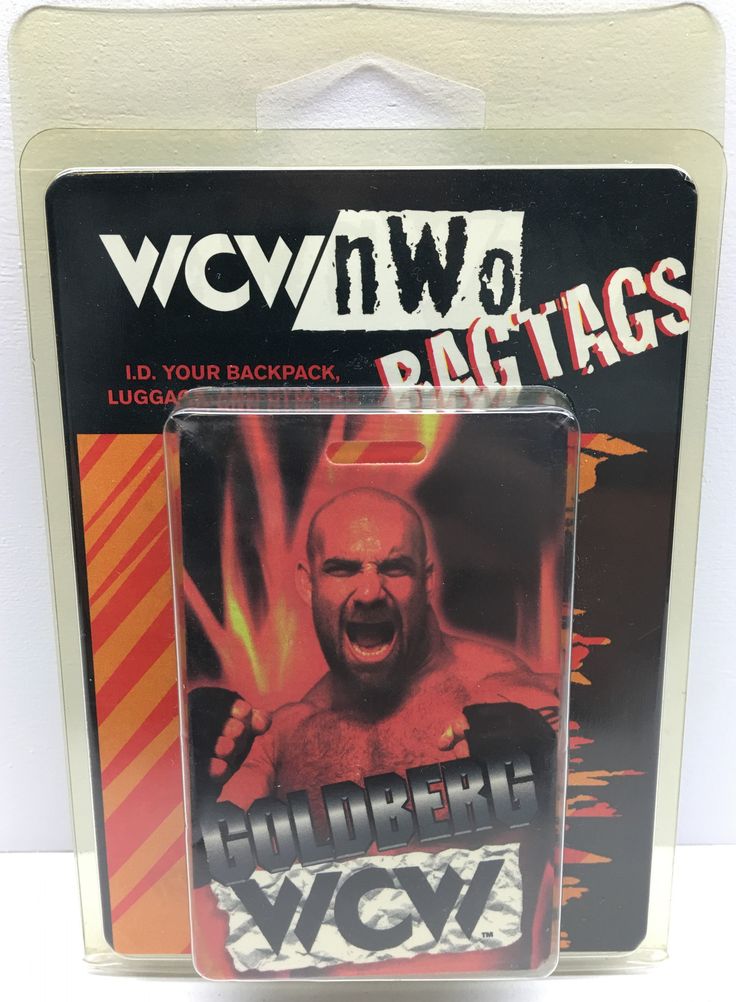 WCW Goldberg bagtag bag tag
