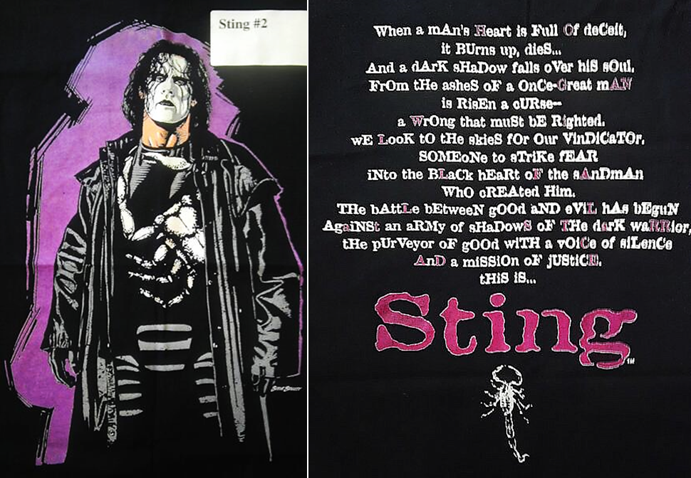 WCW Sting Starrcade poem shirt 1