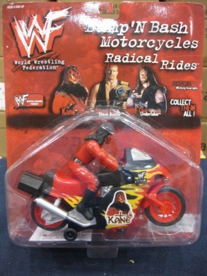 WWF Kane Bump 'n Bash motorcycles motorcycle toy