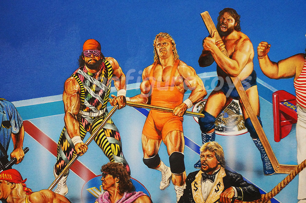 WWF Superstars Shoot-Out Hockey game art 6