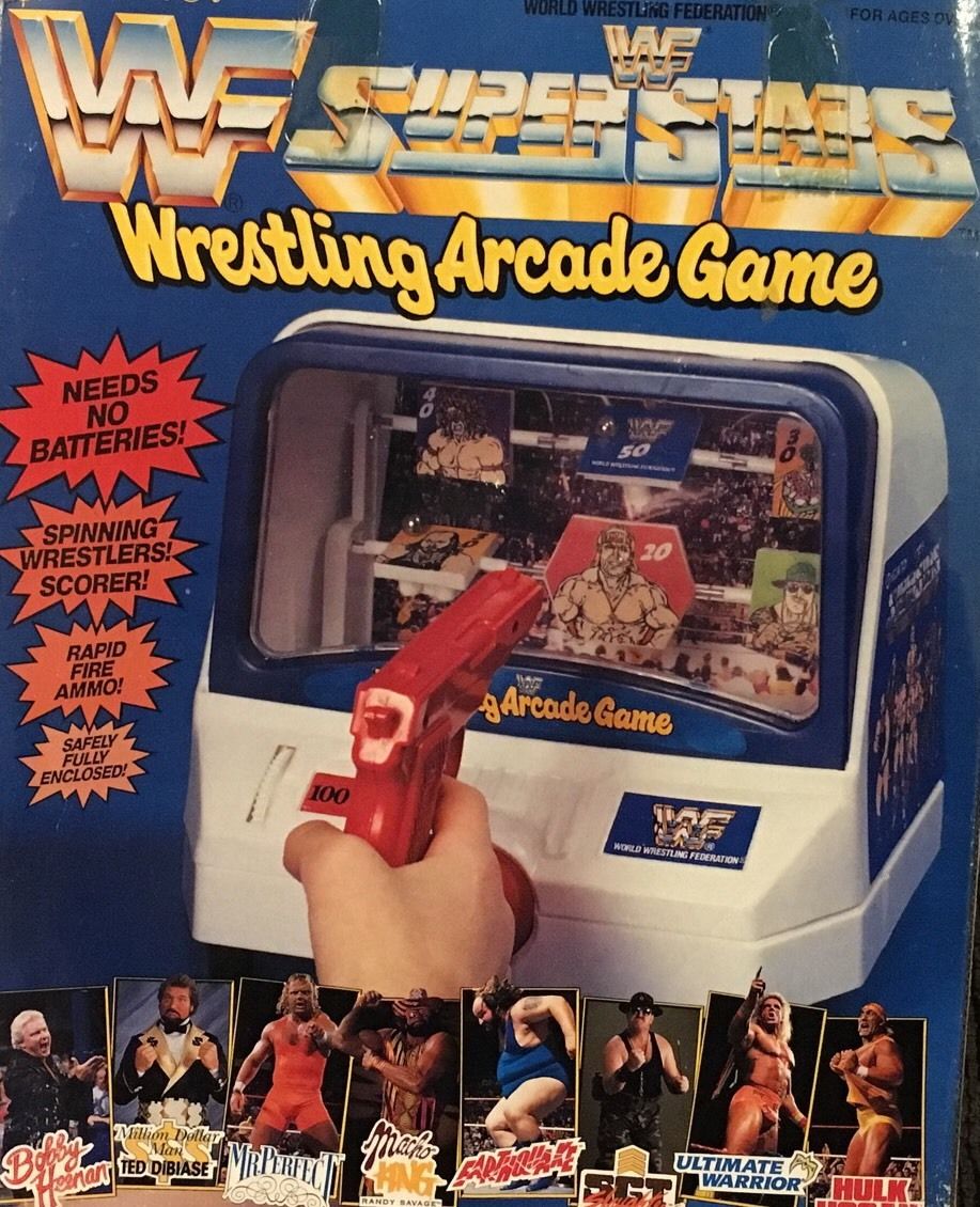 WWF Superstars Wrestling Arcade Game toy 1
