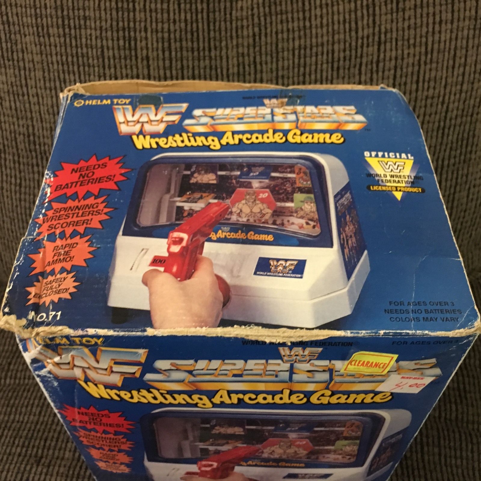 WWF Superstars Wrestling Arcade Game toy 3