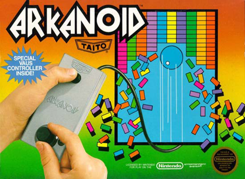Arkanoid Nintendo NES box