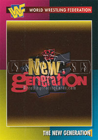 WWF New Generation trading card WWF Magazine