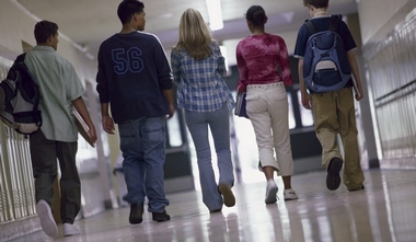 Students in hallway