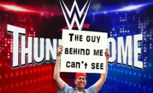 Headlies: Fan Appearing On “WWE ThunderDome” Blocked By Other Fan’s Sign