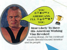 INDUCTION: 1993 Dubious and Distinctive Achievement Awards – From the Pages Of The World Wrestling Magazine…