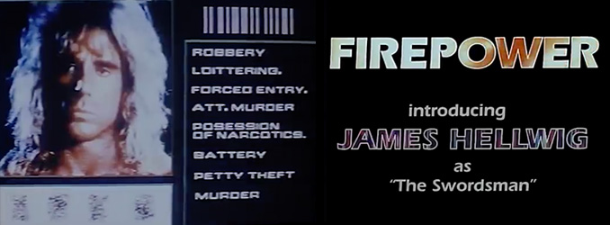 INDUCTION: Firepower – Introducing the World to “Swordsman” James Hellwig!